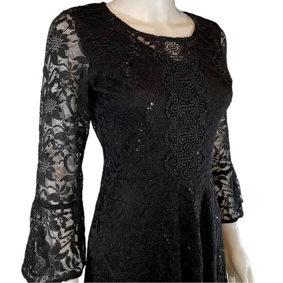 NWT Sleek Trends Formal Lace Dress - Picture 4 of 12